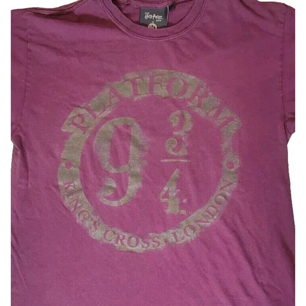 Harry Potter Mens Kings Cross Station Shirt Size‎ Medium Graphic Tee